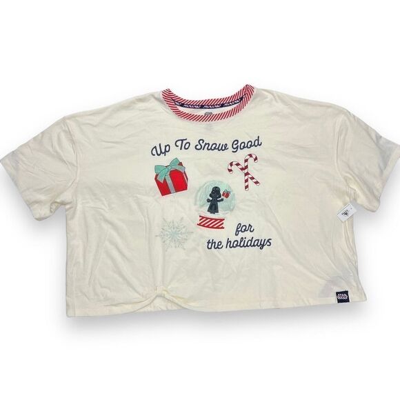 Disney Shirt Star Wars Women’s 3X Up To Snow Good Holiday Darth Vader Candy Cane - Picture 9 of 10